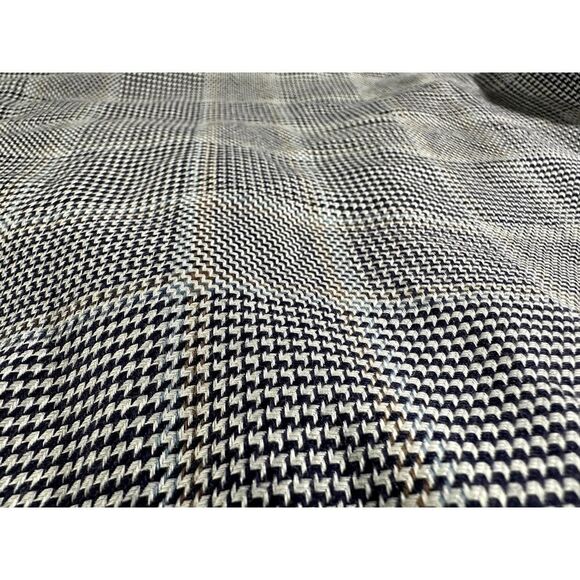 Pronto Uomo Modern Fit Dress Shirt Men Size Large White Navy Cotton Spandex - Picture 4 of 7